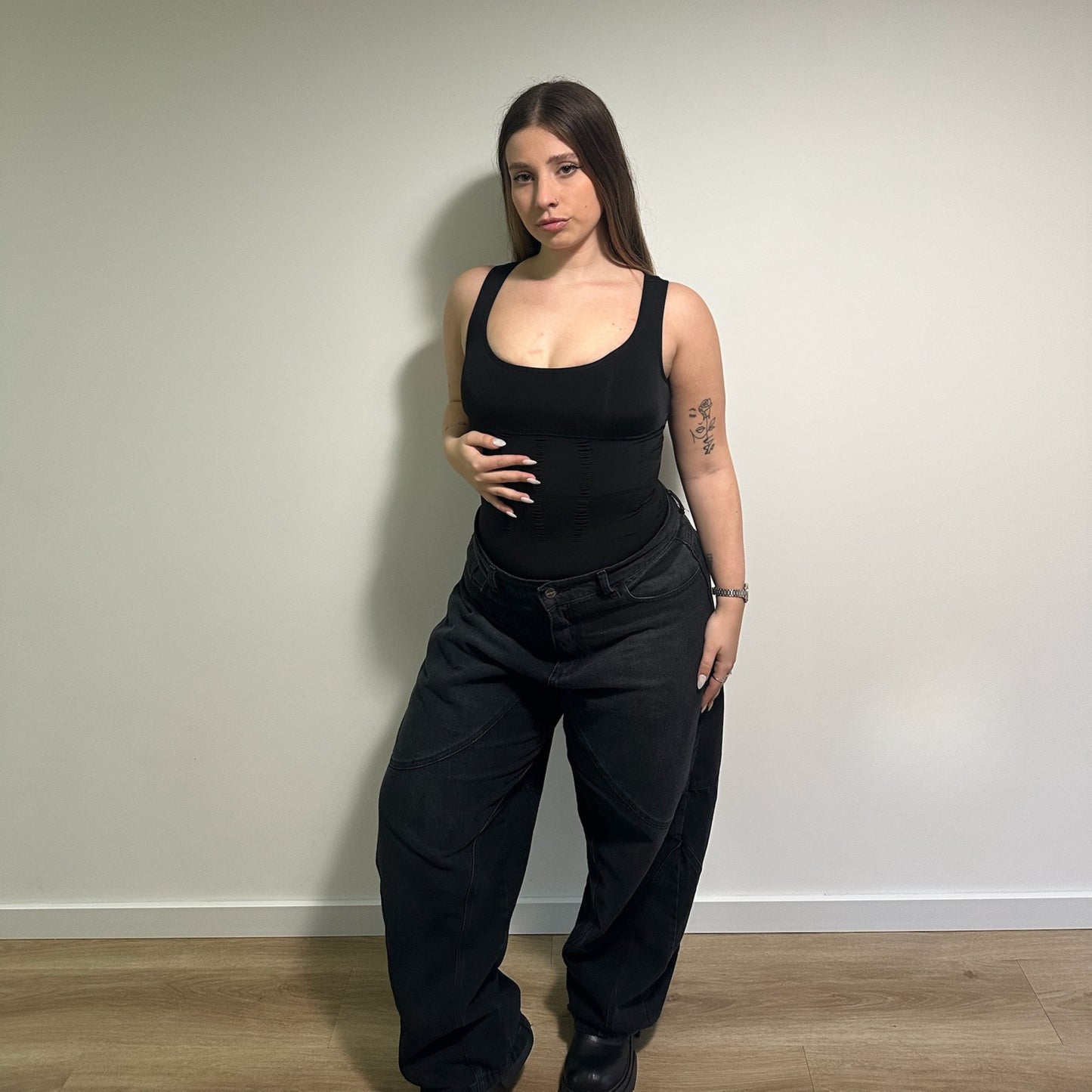 T-Shirt Modeladora Bretel Ancho | Curvadivina