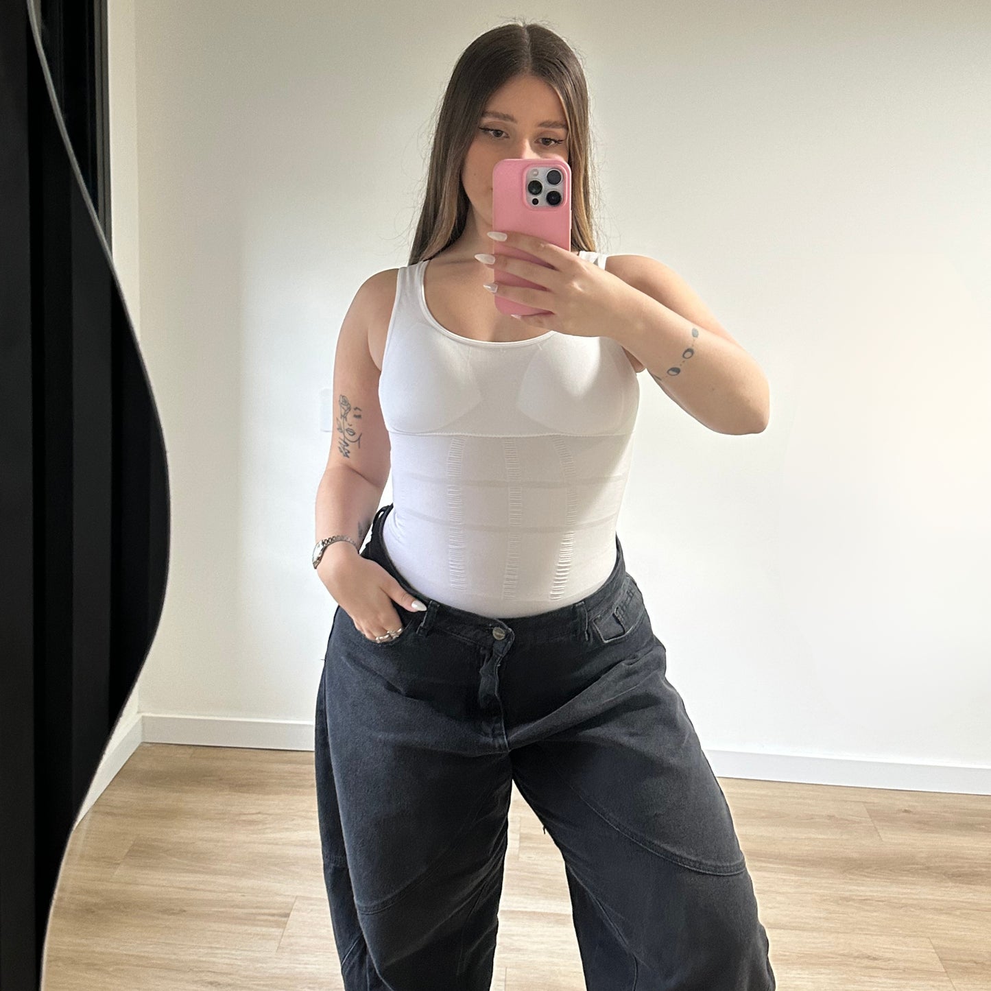 T-Shirt Modeladora Bretel Ancho | Curvadivina