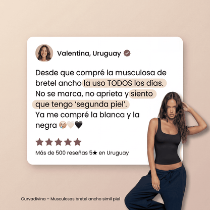 T-Shirt Bretel Ancho