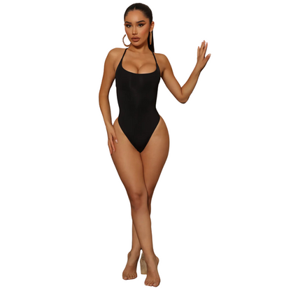 Body Reductor Bretel Fino Negro | Curvadivina