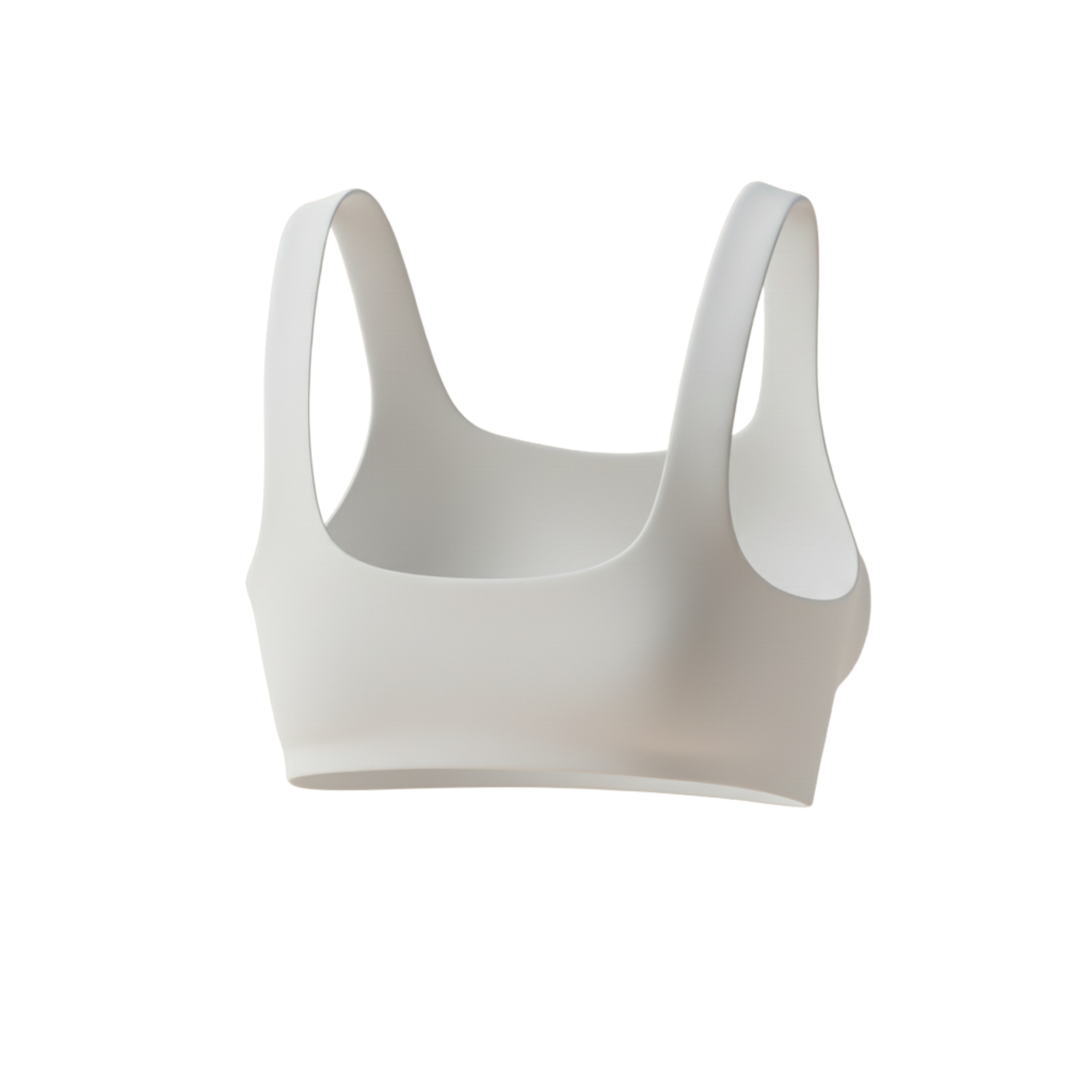 Corpiño Simil-Piel Blanco