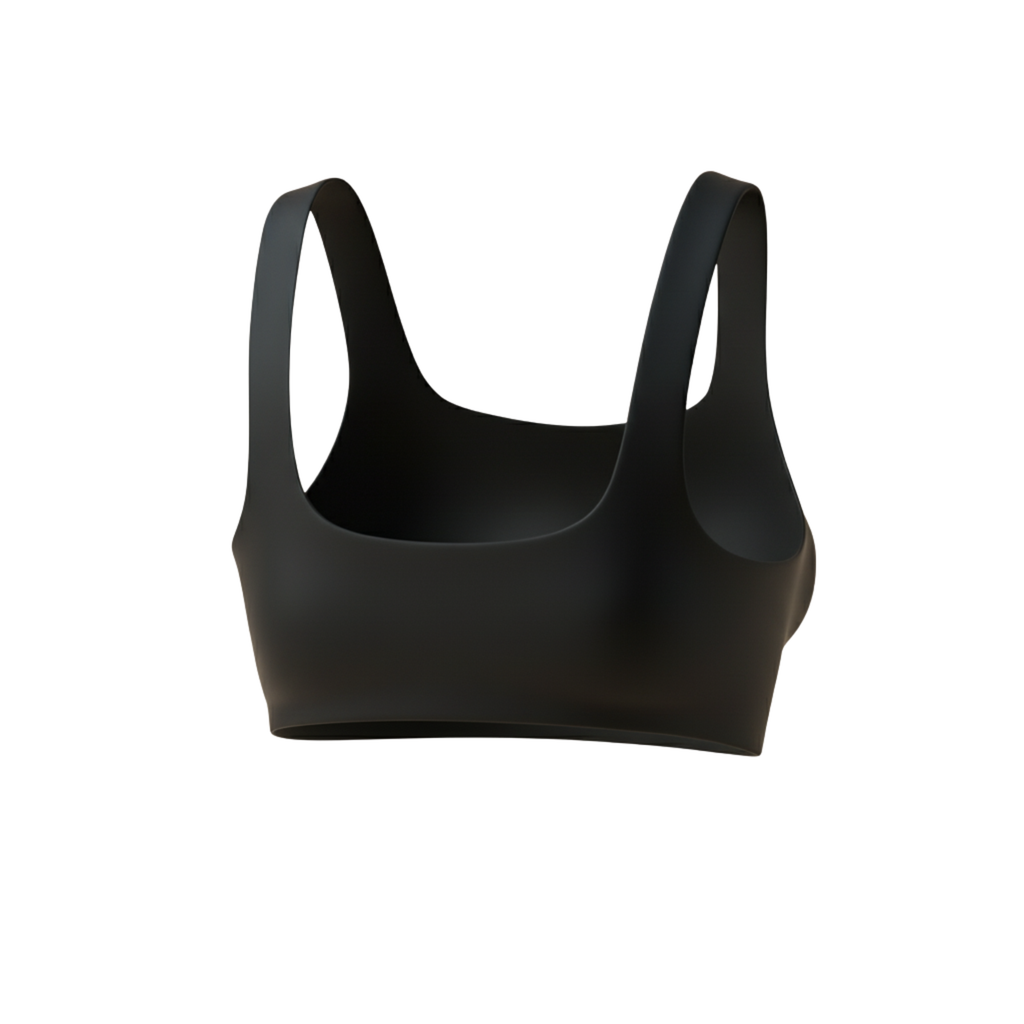 Corpiño Simil-Piel Negro