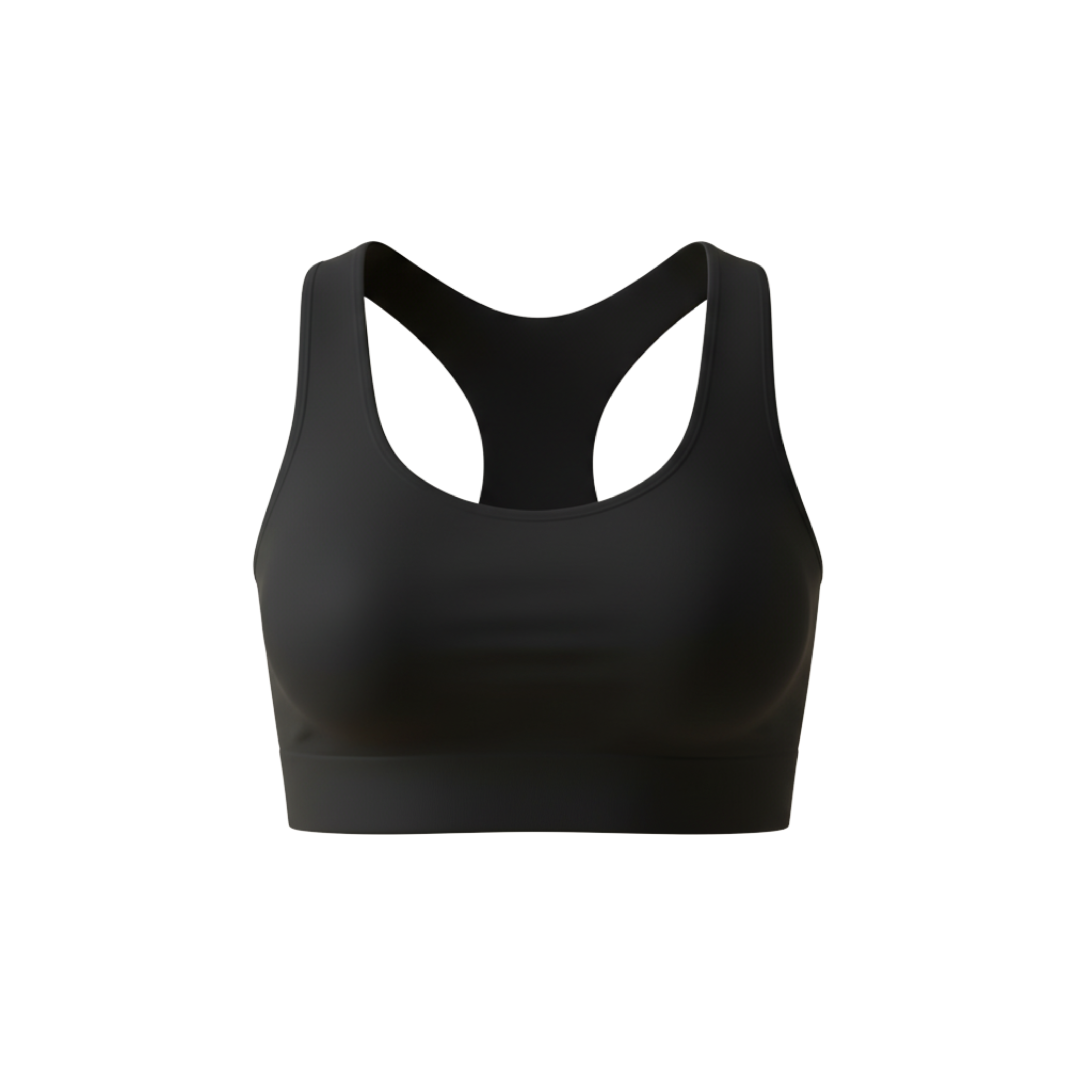 Corpiño Simil-Piel Negro (Espalda Nadadora)