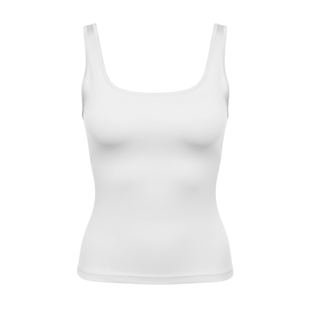 T-Shirt Bretel Ancho Blanca