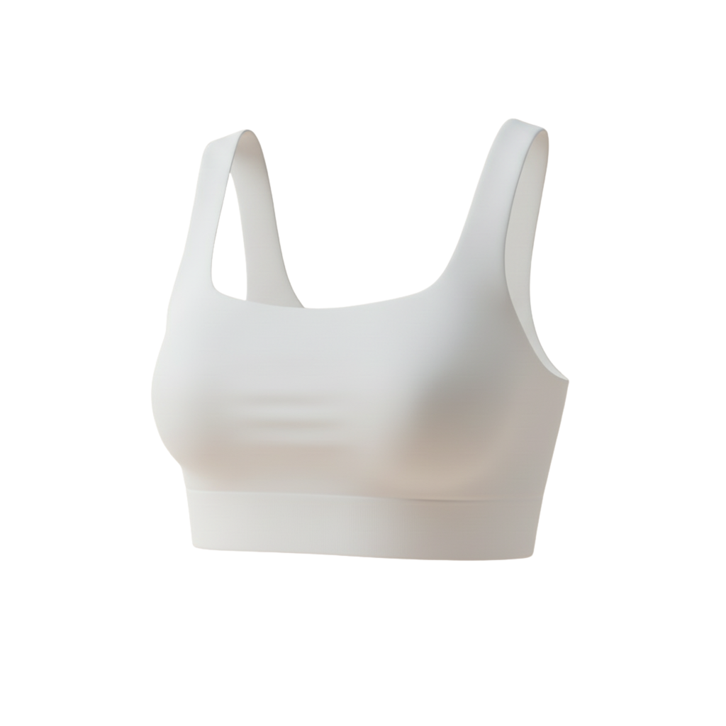 Corpiño Simil-Piel Blanco