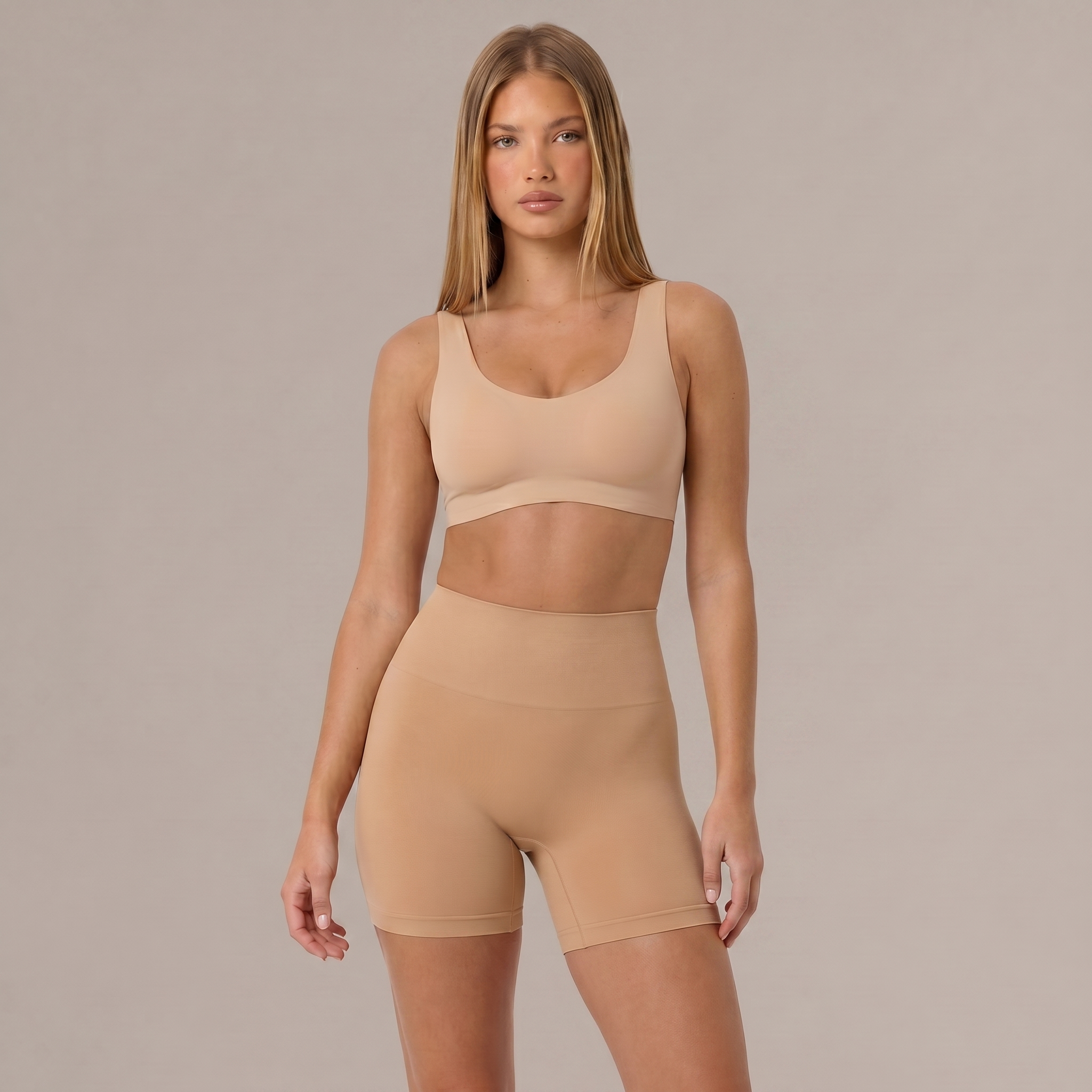 Shorts Antirrozaduras nude - cuerpo completo