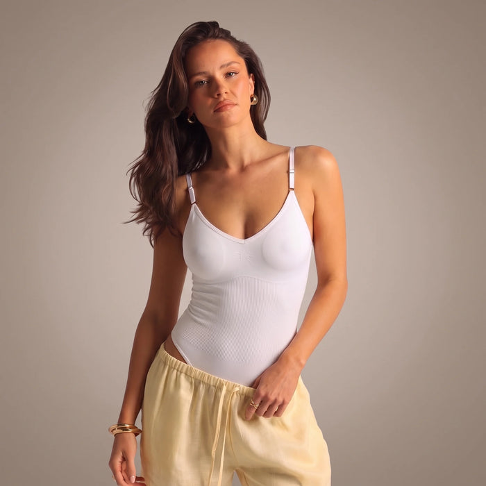 Bodies Bretel Fino (3x1) (Blanco, Negro y Beige)