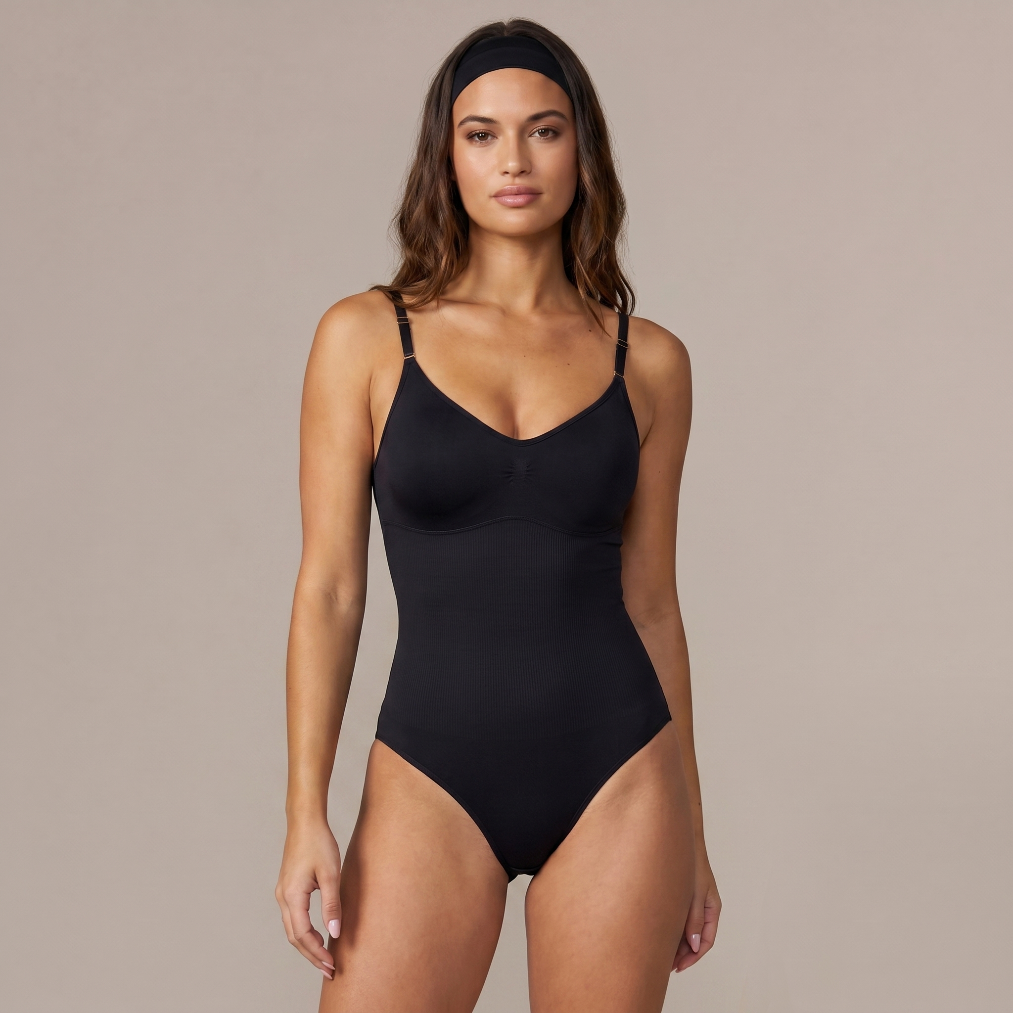 Body bretel fino negro
