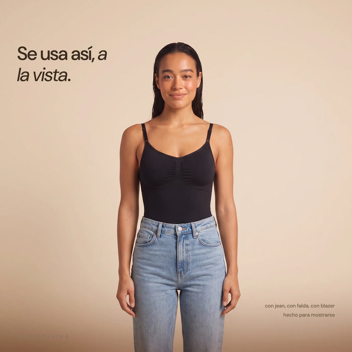 Body Vedettina Negro